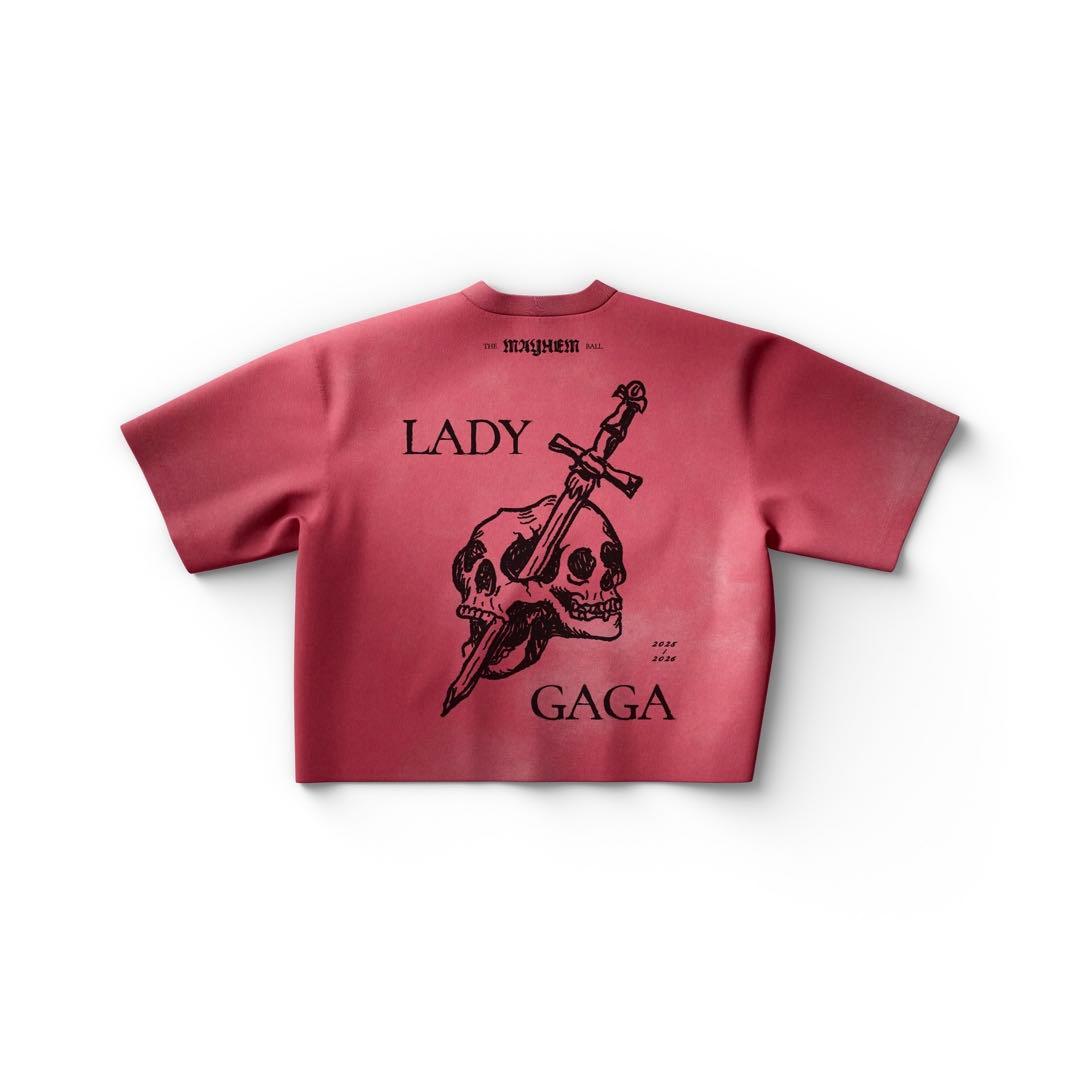 Lady Gaga KILLAH LACED（スカルデザイン）Tシャツ XL