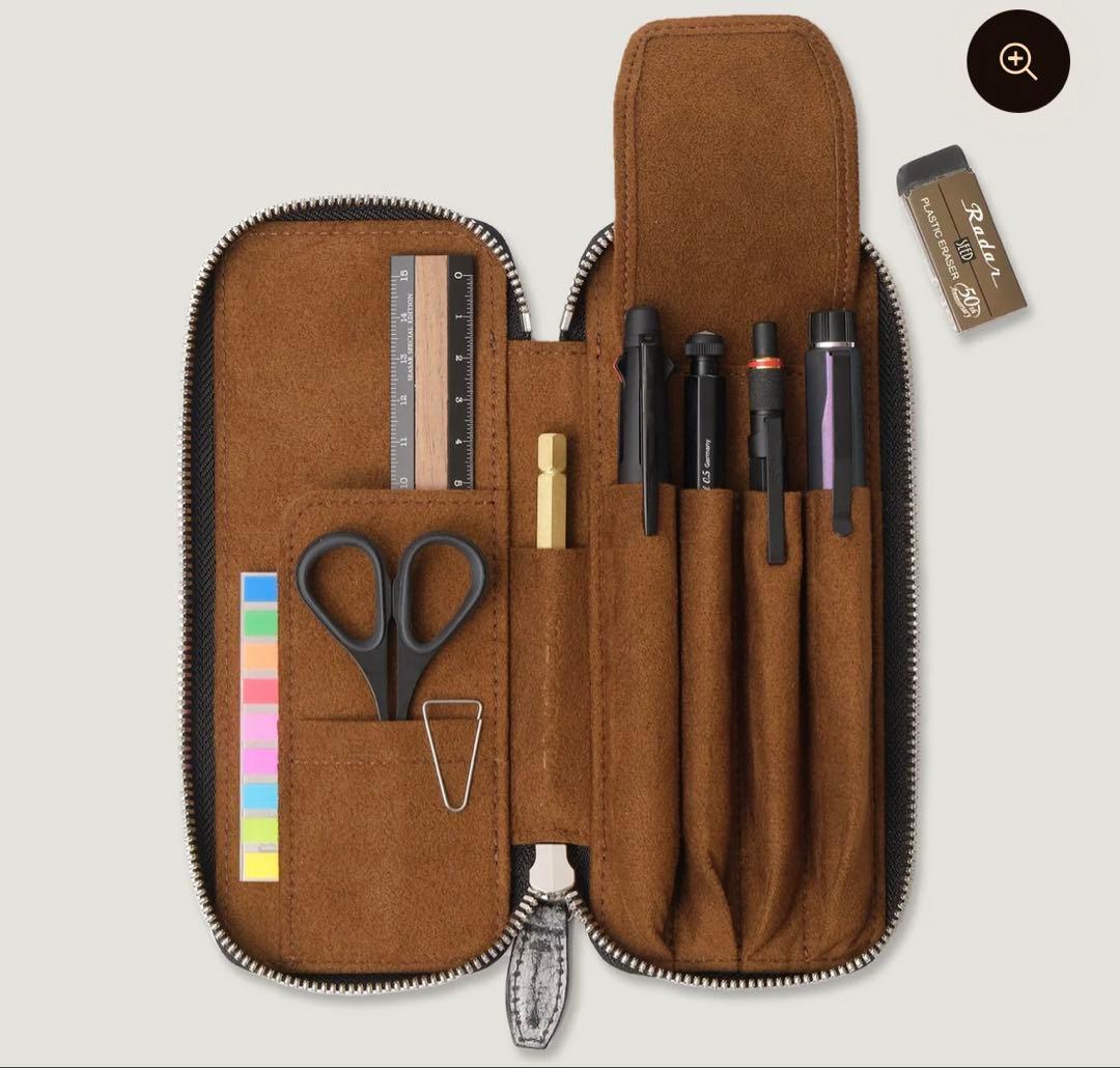 SEASAR Duct ペンケース マルゴーフォグ スエード ペンケース グレー