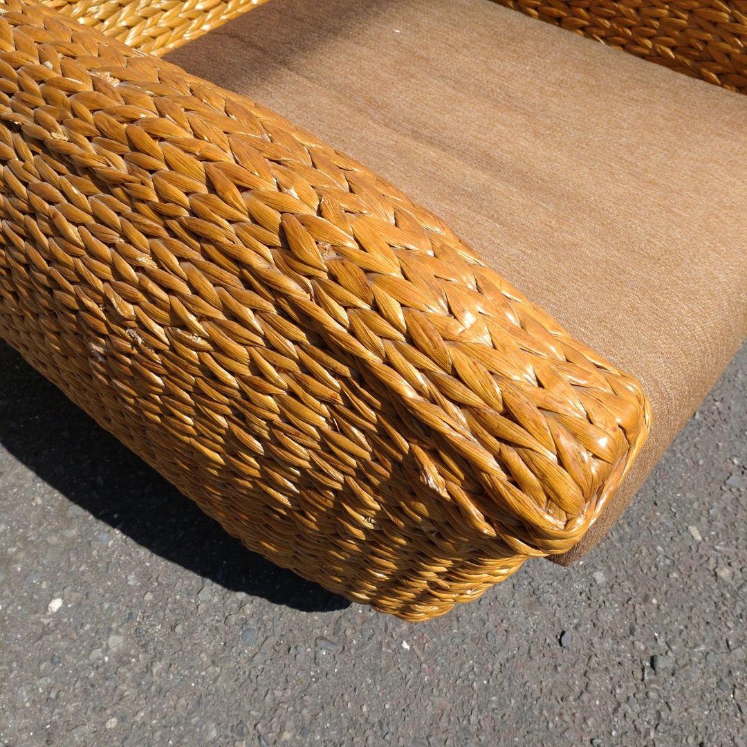 バリ風　1人掛けソファ　リゾート ウォーターヒヤシンス