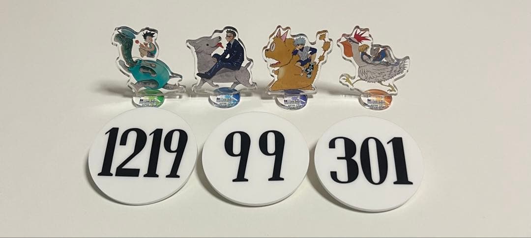 冨樫義博展 ナンバープレート アクスタ