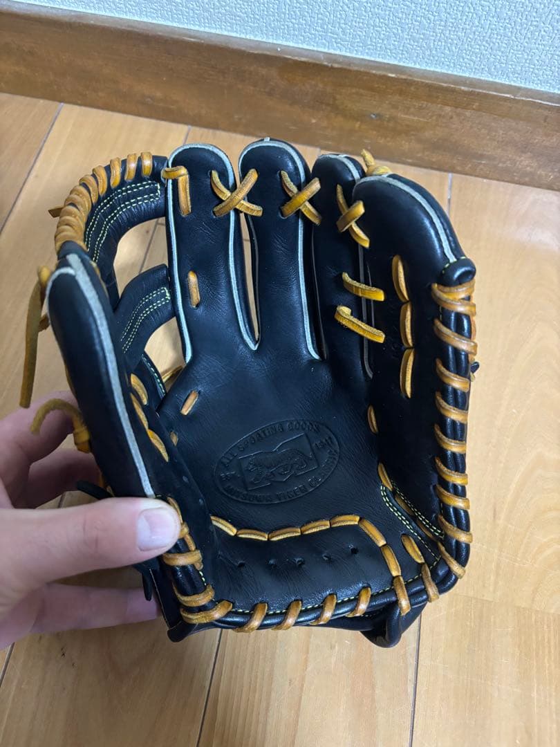 美品　美津和タイガー　軟式グローブ　少年用　即戦力