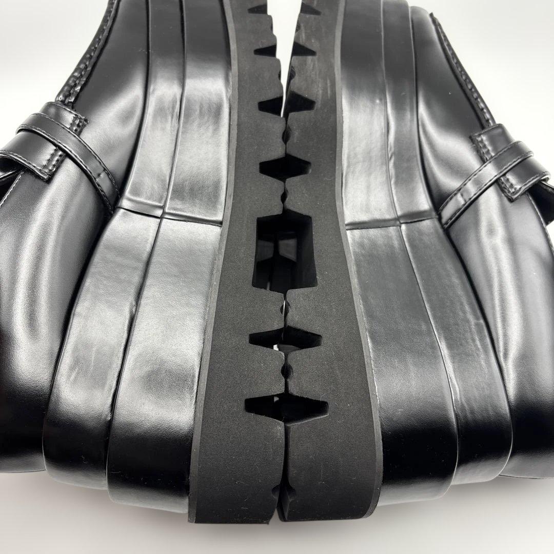 美品 プラットフォームローファー XLサイズ 革靴　Darich