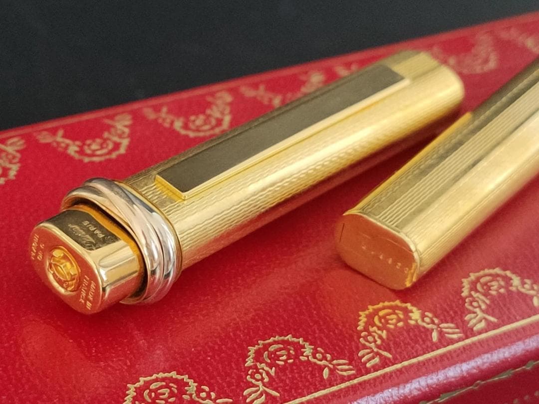 極美品 ヴィンテージ カルティエ Cartier トリニティ ボールペン　2