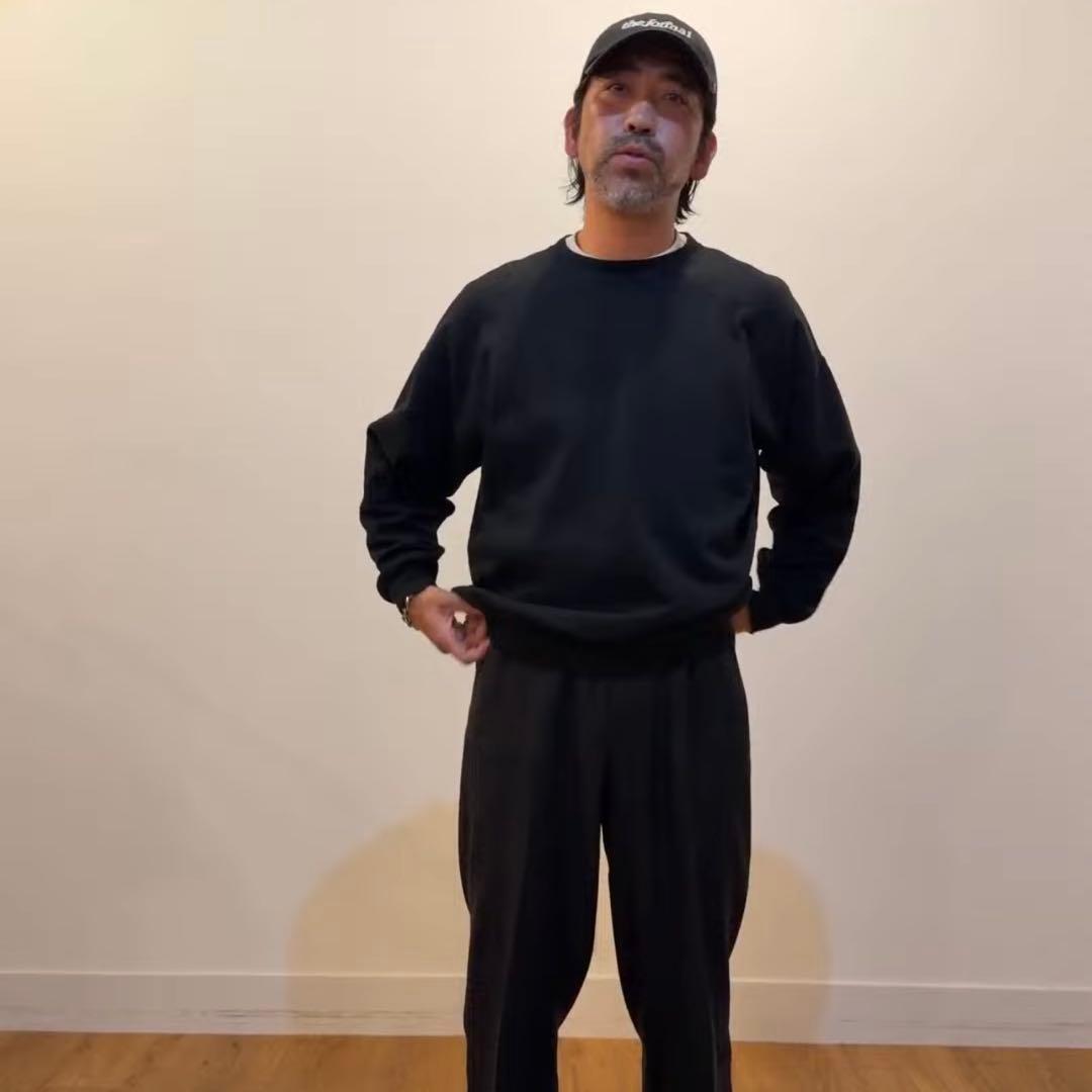 新品 OVY Original Fabric Basic Crew Sweat黒