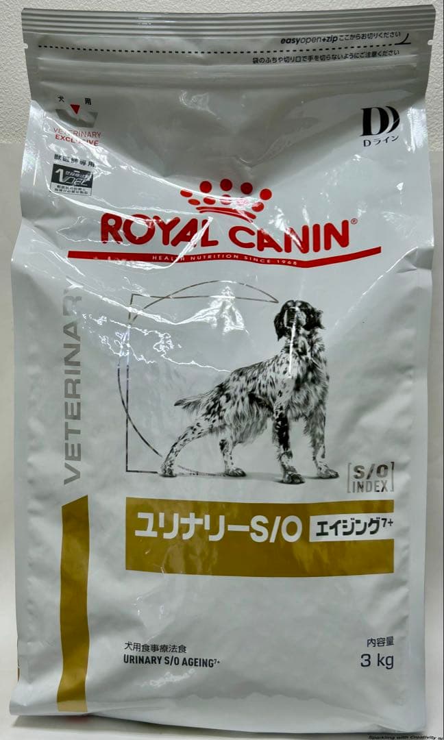 ロイヤルカナン犬用 ユリナリーS/O エイジング7＋ 3kg 1袋