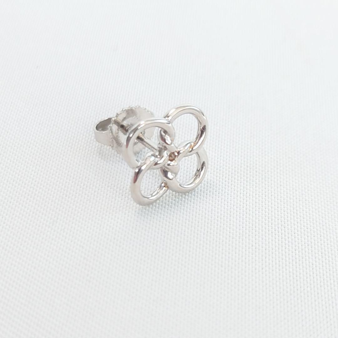 【希少】ティファニー pt950 クアドロフォリオ ピアス 片耳用 5629