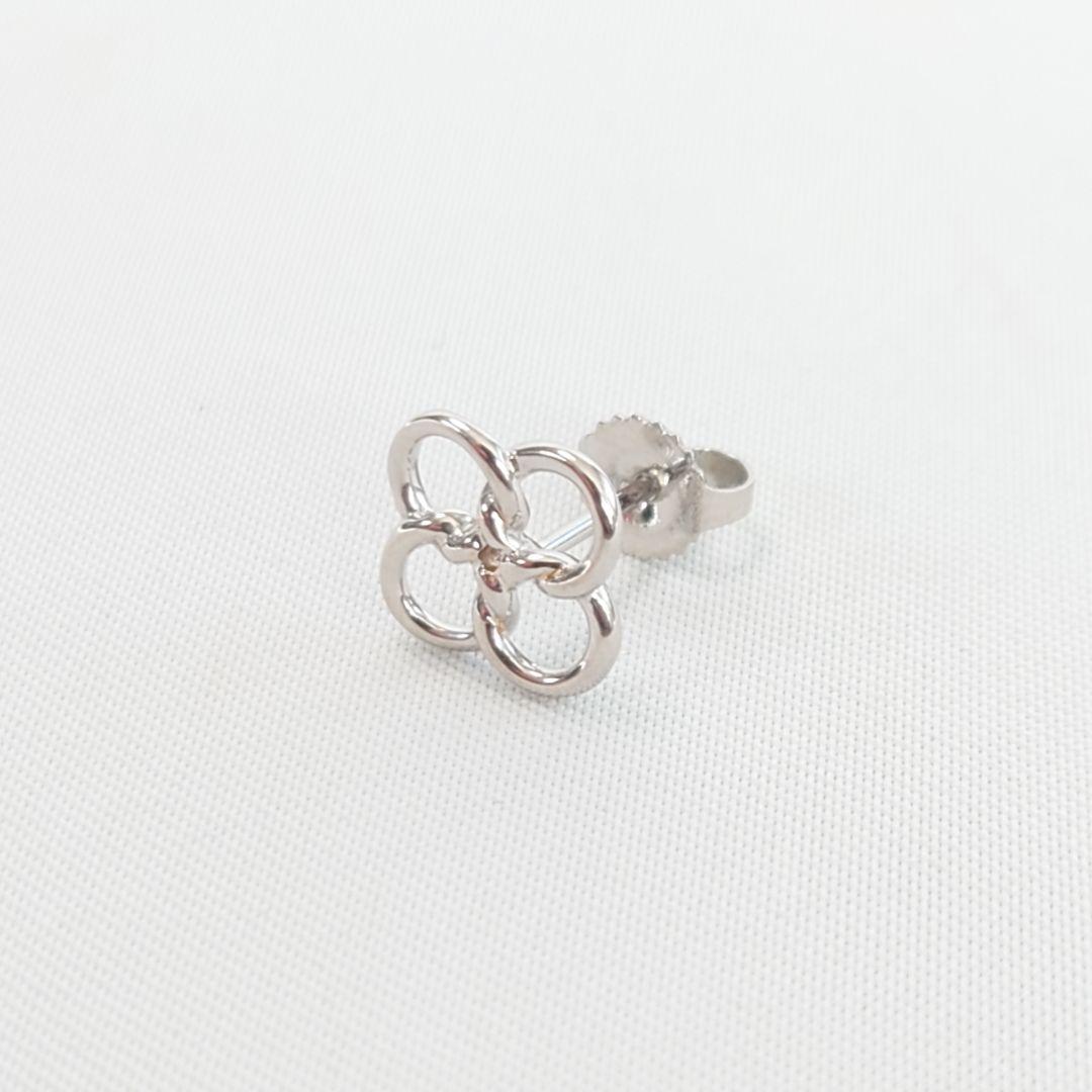 【希少】ティファニー pt950 クアドロフォリオ ピアス 片耳用 5629