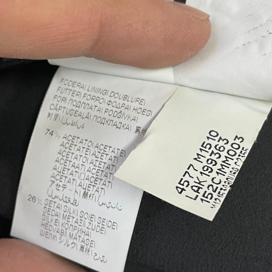 美品　BRUNELLO CUCINELLI ダークグレー 長袖ワンピース　シルク