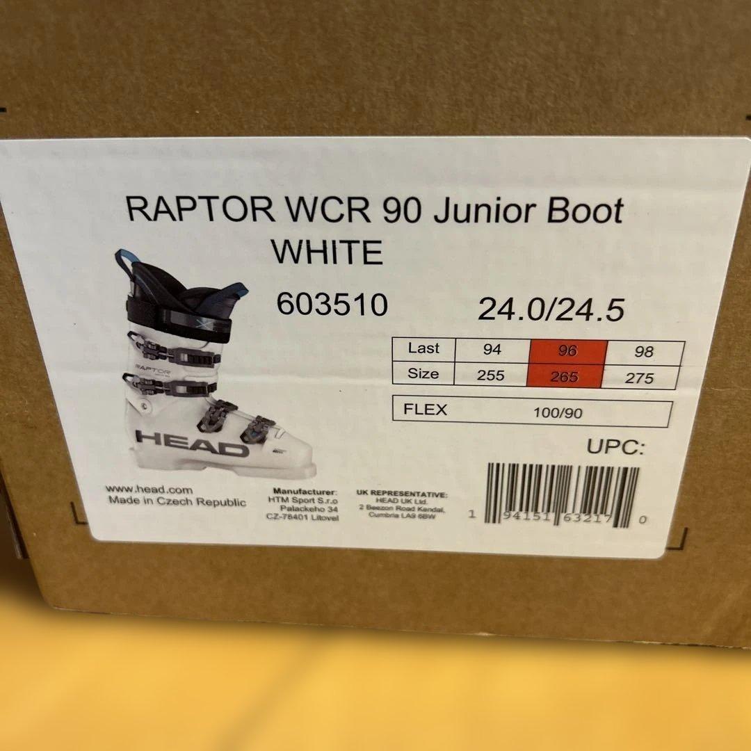 HEAD RAPTOR WCR 90 24〜24.5 スキーブーツ