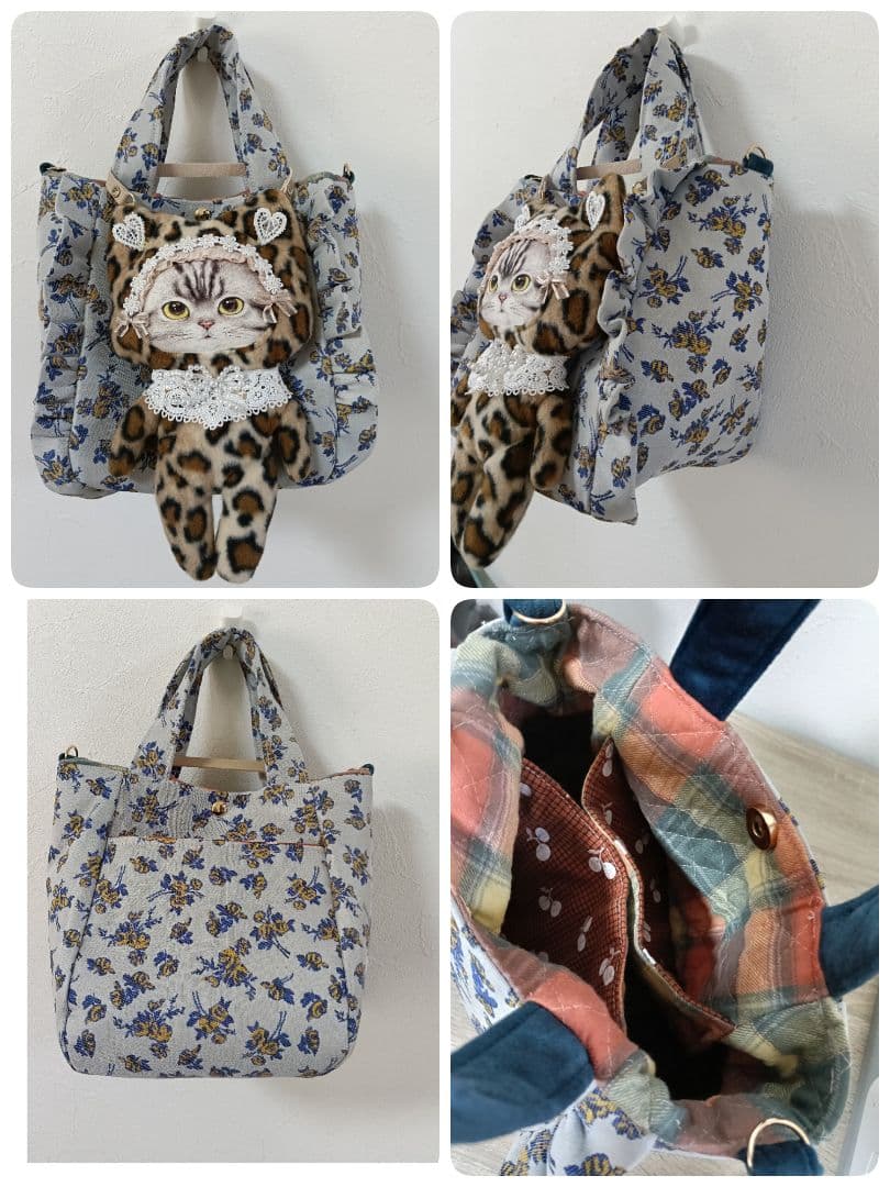 フリルトートバッグ2点トートバッグ1点着ぐるみ2点のオーダー