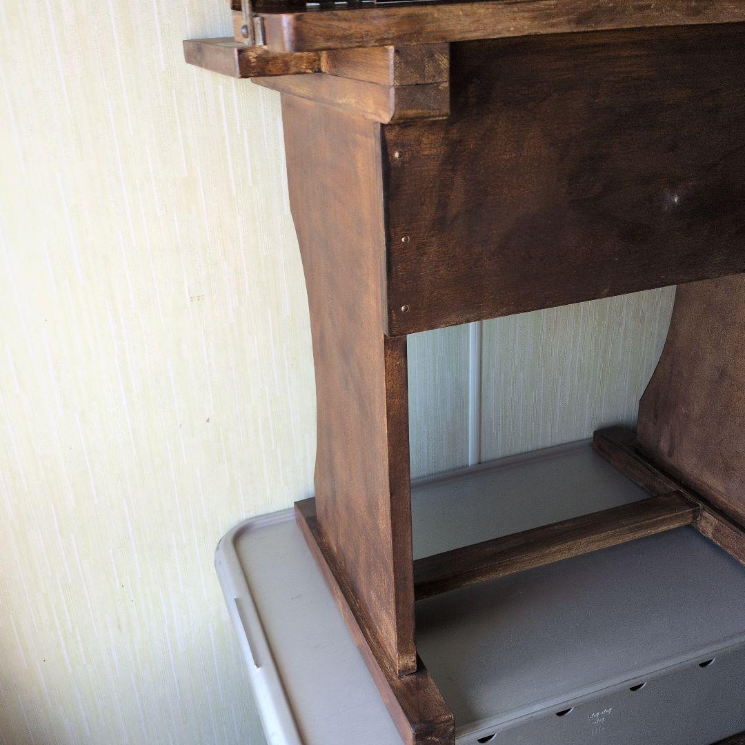 アンティーク古道具　戦前音楽譜面台テーブル　机