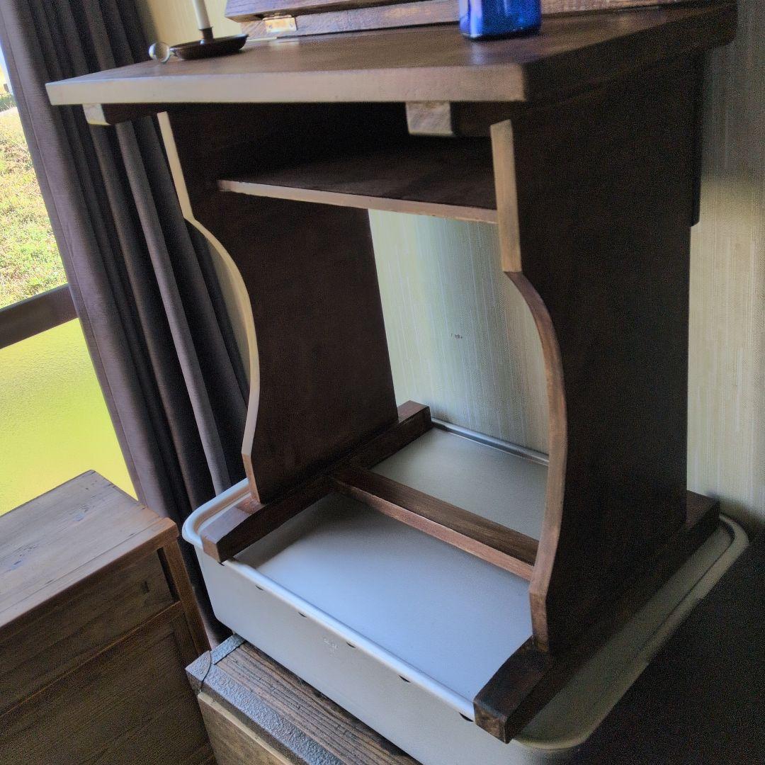 アンティーク古道具　戦前音楽譜面台テーブル　机