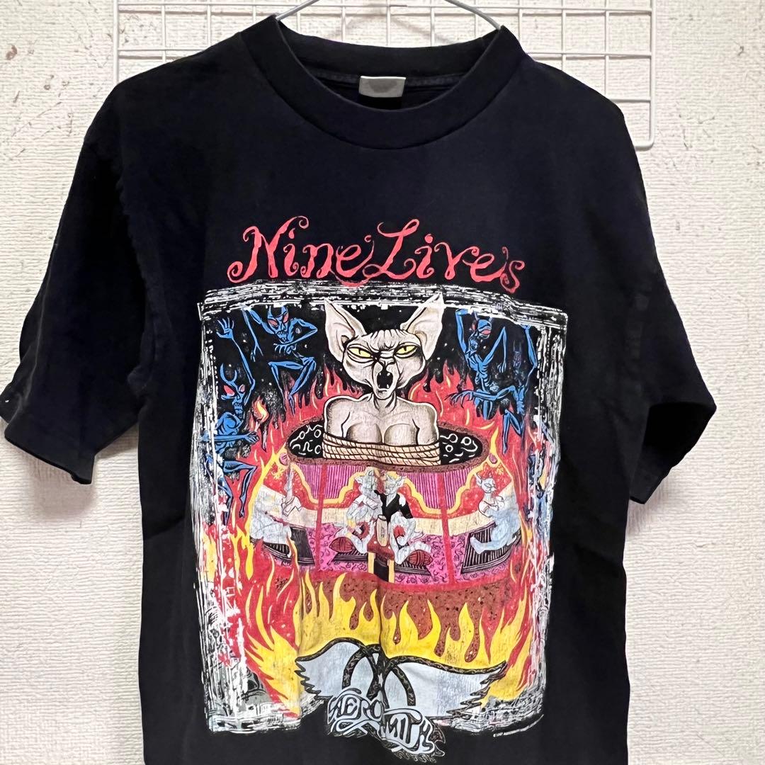 Aerosmith Nine Lives Tシャツ Mサイズ