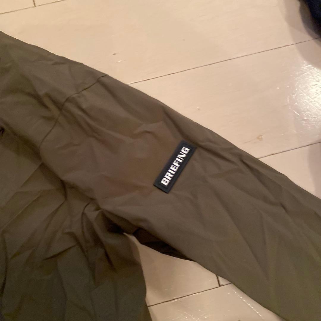 ブリーフィングゴルフ　防風プルオーバー　 サイズXL新品未使用　オリーブタグ付き