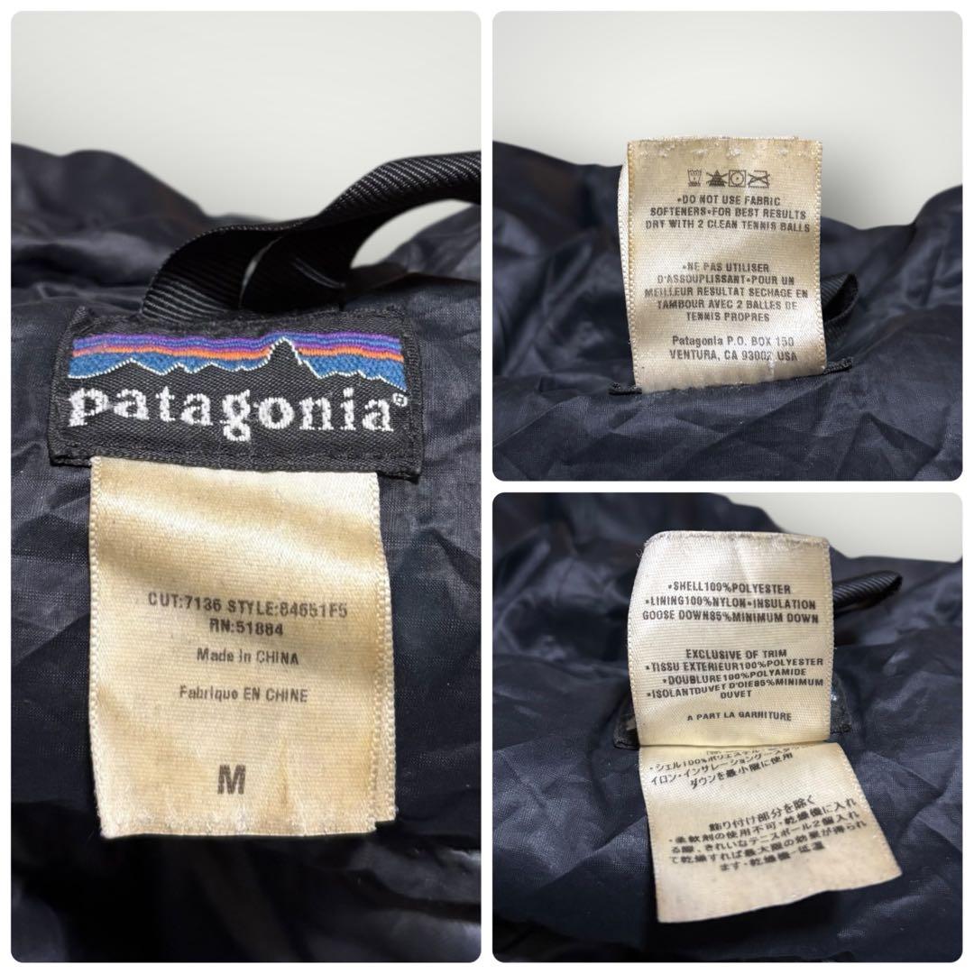 名作　Patagonia 84651F5 ダウンパーカ　ダウンジャケット　黒　M