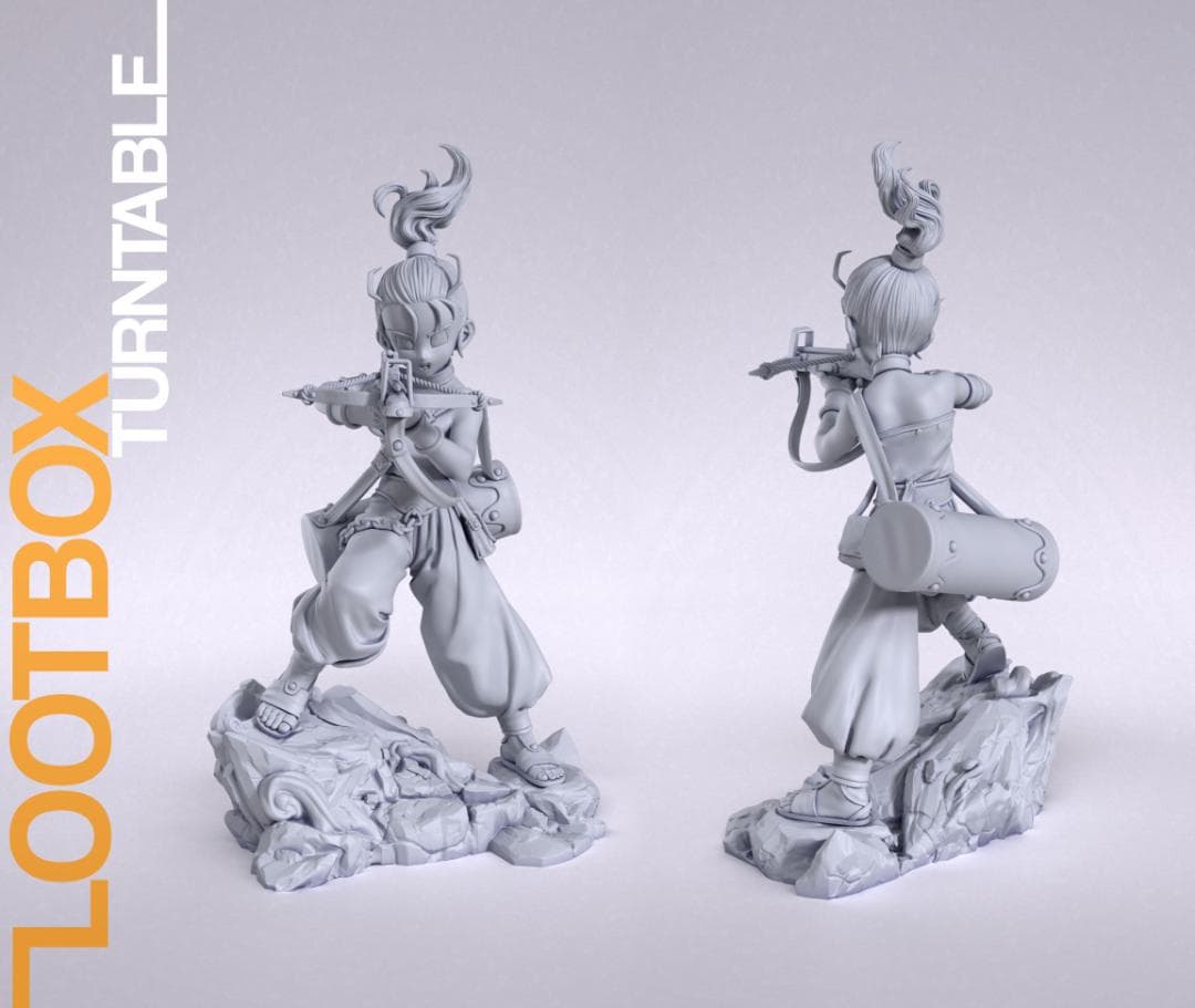 マール クロノ・トリガー 1/10 未塗装未組立 フィギュア ガレージキット