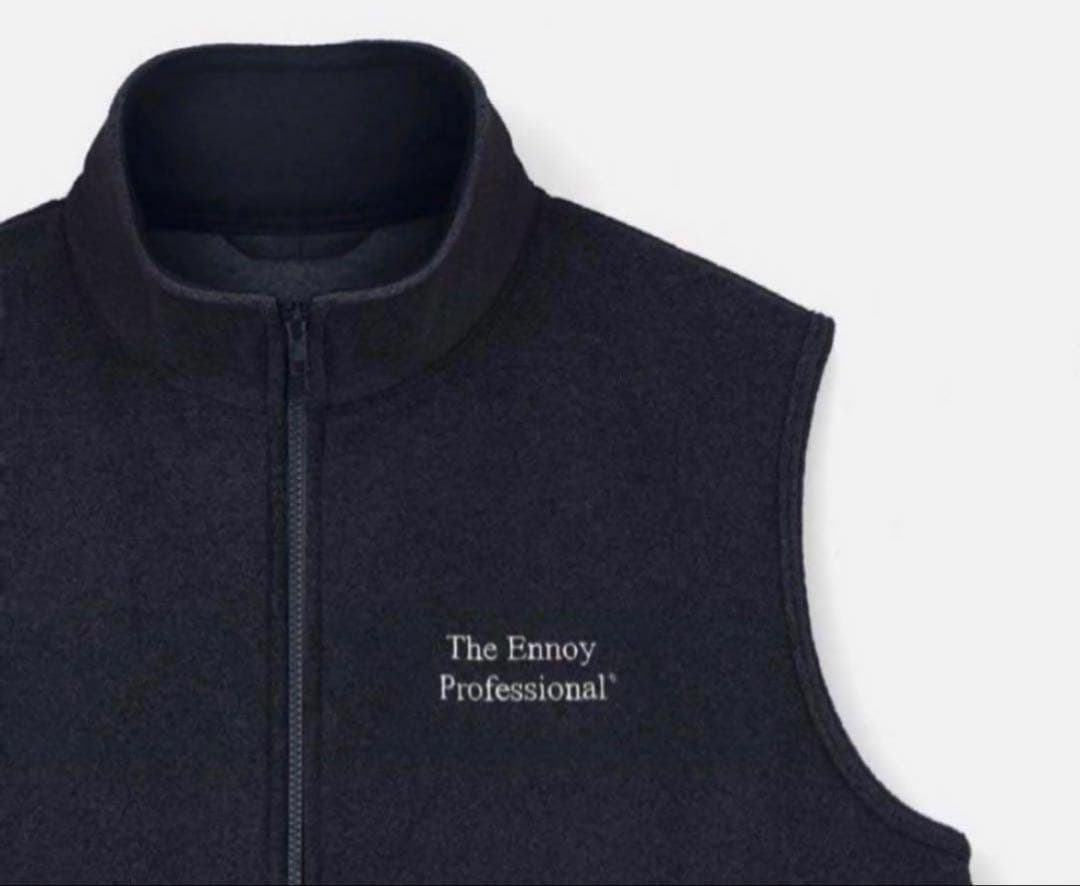The Ennoy Professional フリースベスト ブラック　XL