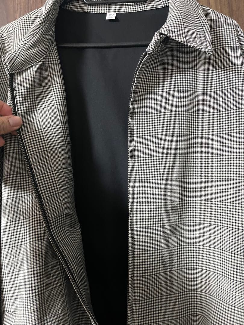 ジーユー GU ブルゾンジャケット　ワイドスラックス　上下セットアップ　新品