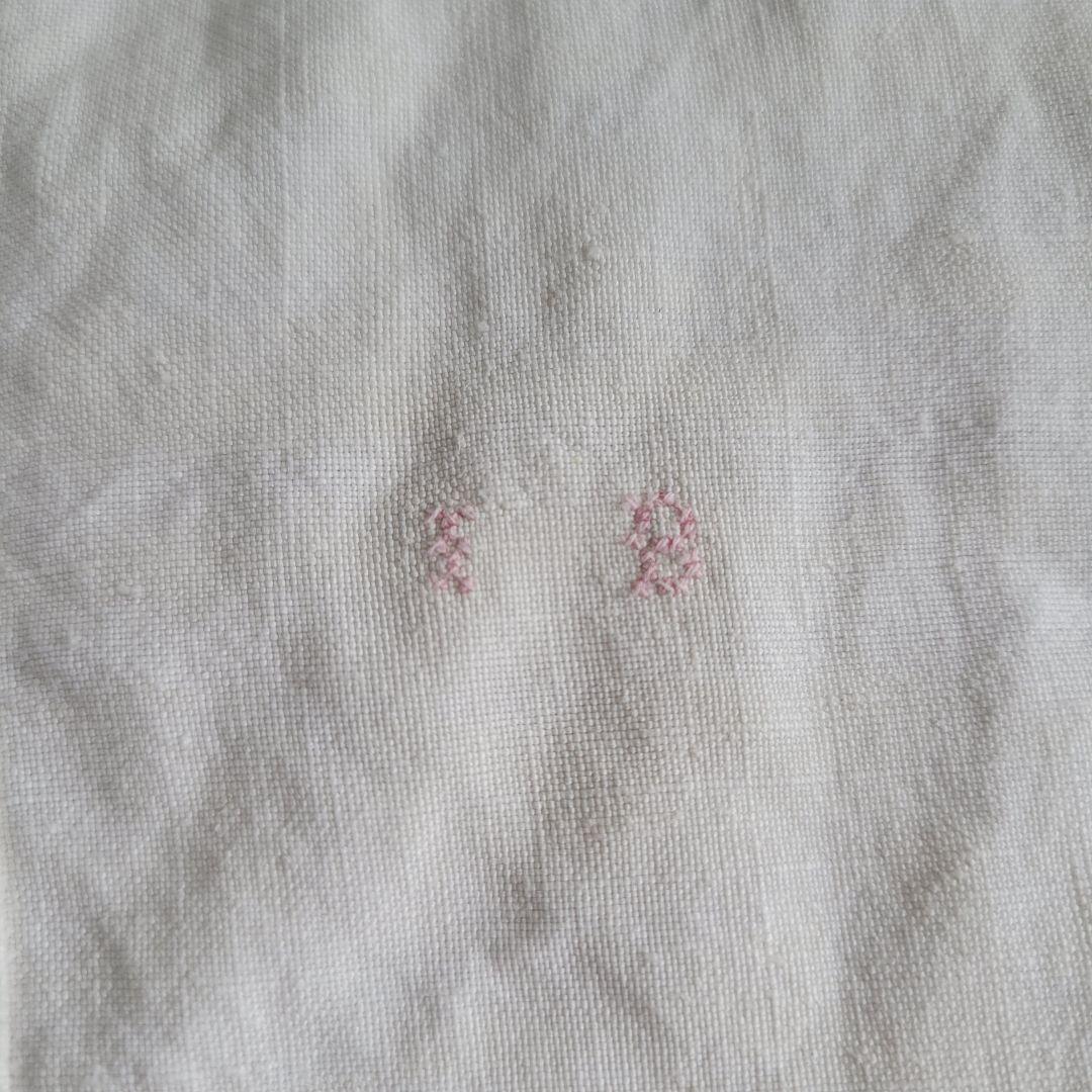 フランス　アンティーク　ワンピース　リネン　B