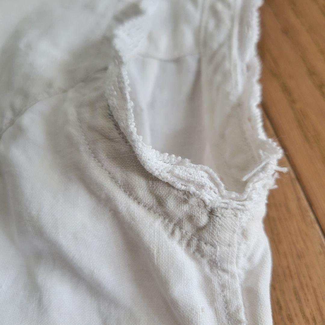 フランス　アンティーク　ワンピース　リネン　B