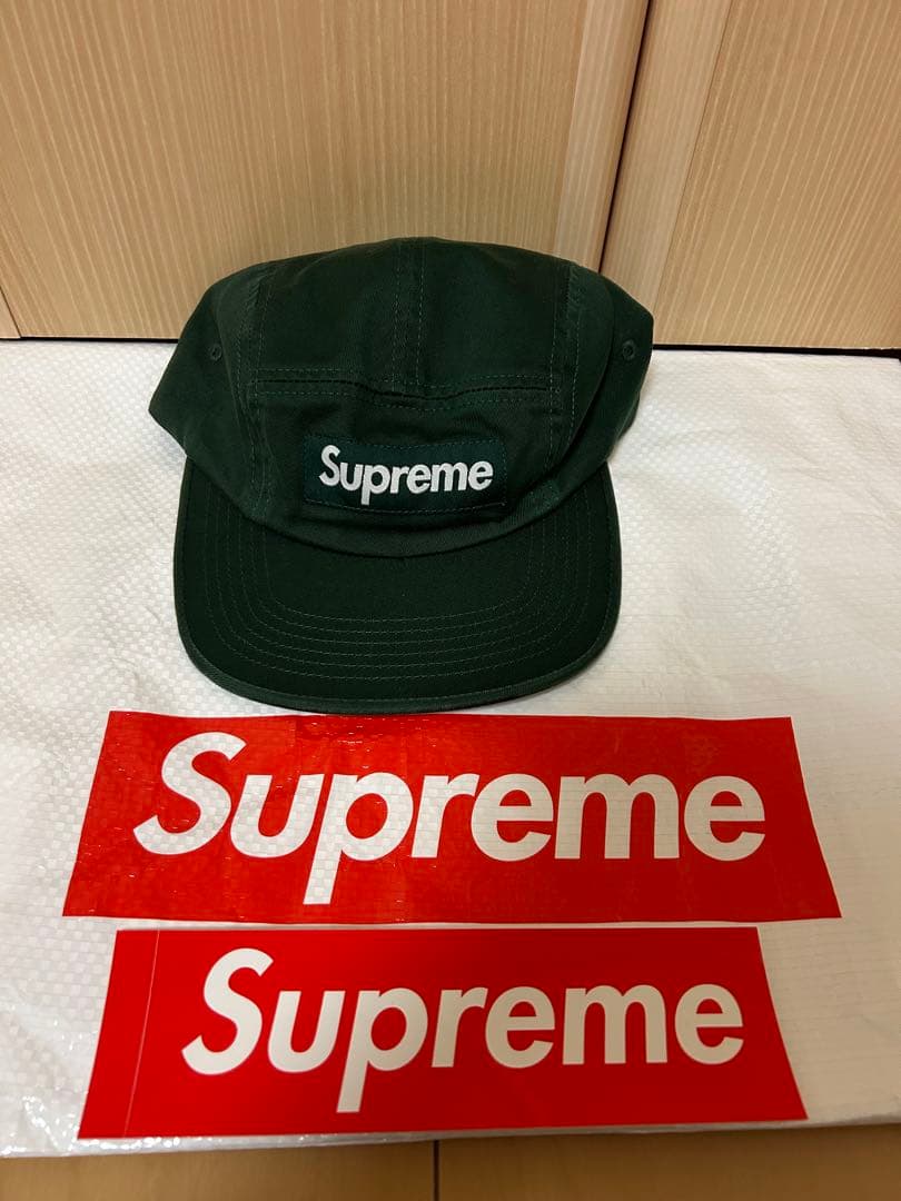 帽子 Supreme washed chino twill camp cap 25FW