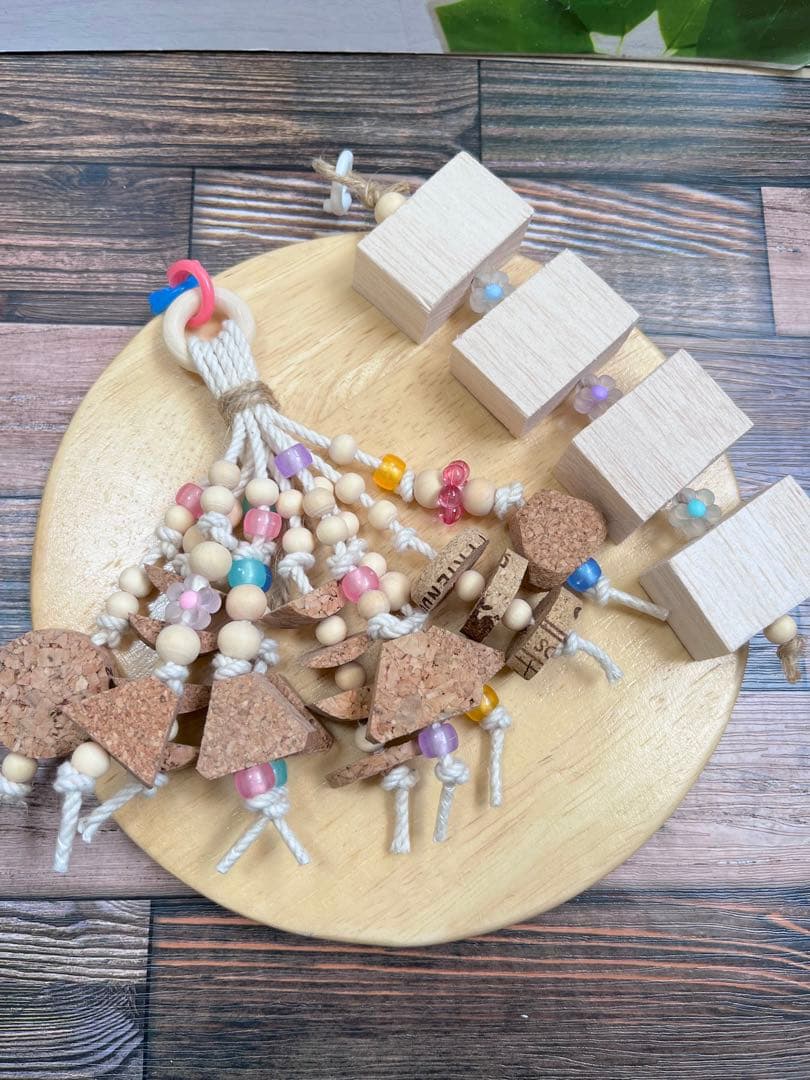 鳥おもちゃ　バードトイ　コルクバルサセット　インコおもちゃ