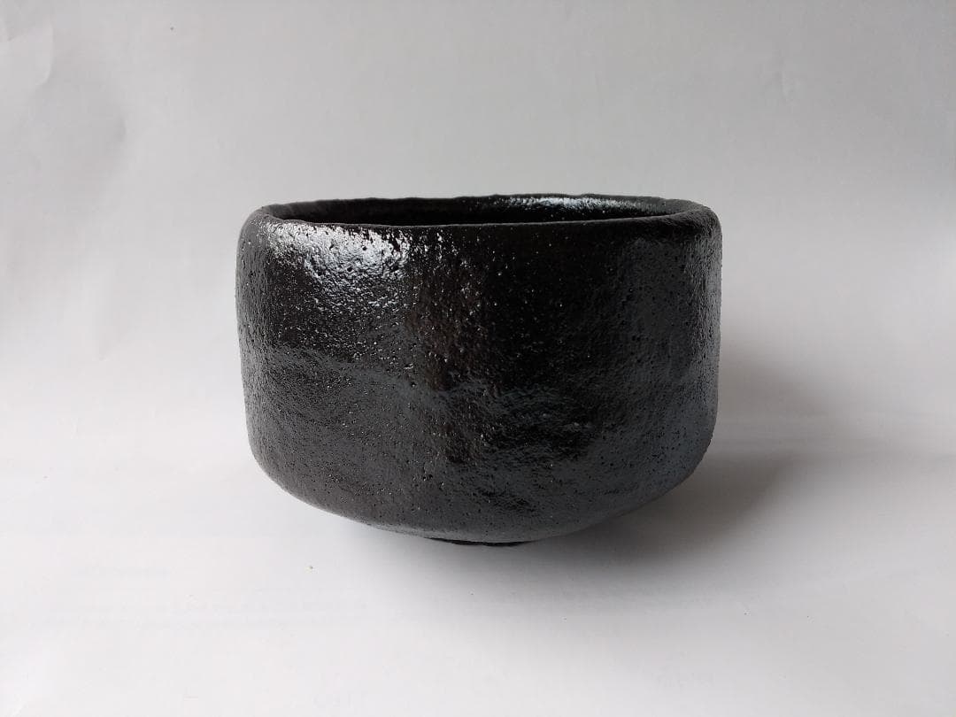 小西平内焼 太閤窯 原田聖龍 黒茶碗 共箱 黒楽茶道具 抹茶碗 茶碗 新品