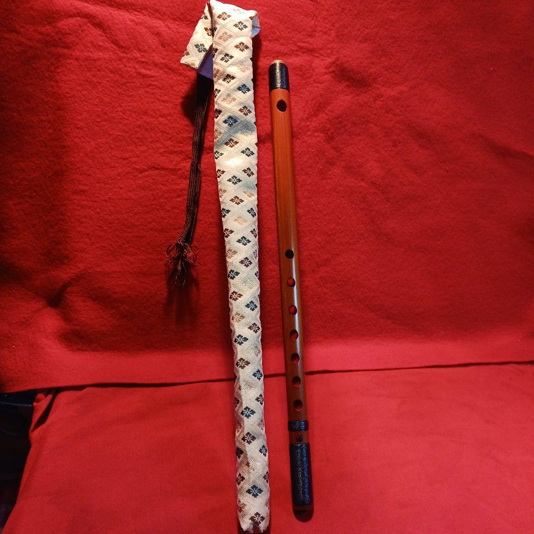 紫水 紫水流 樂人 篠笛 丸山糸巻 7穴7本調子　美品