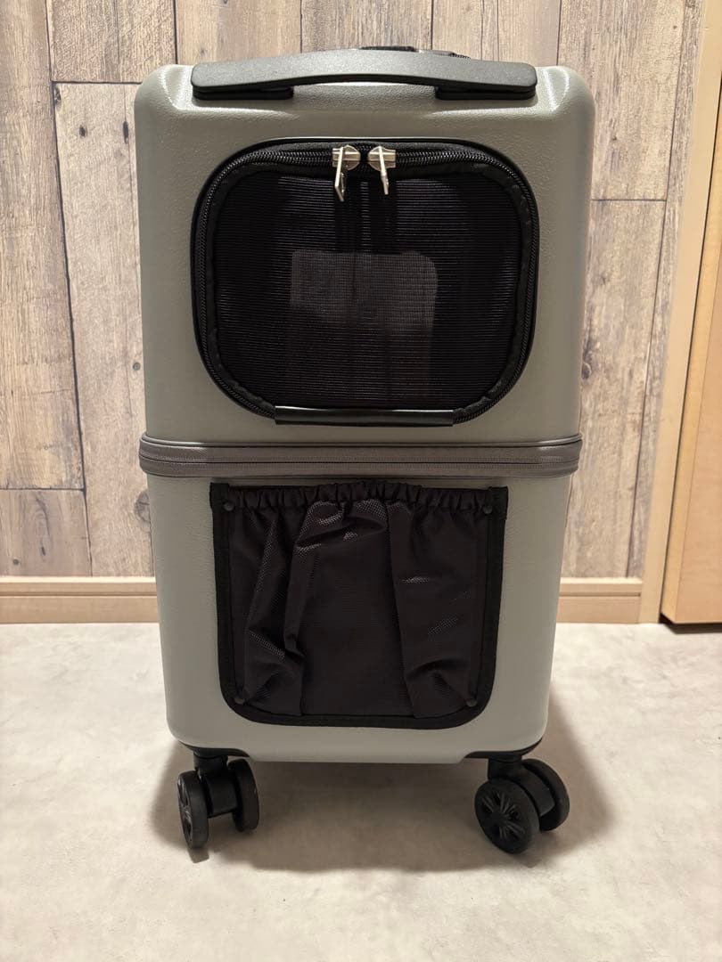 PETICO ペットキャリー Mサイズ グレー　①