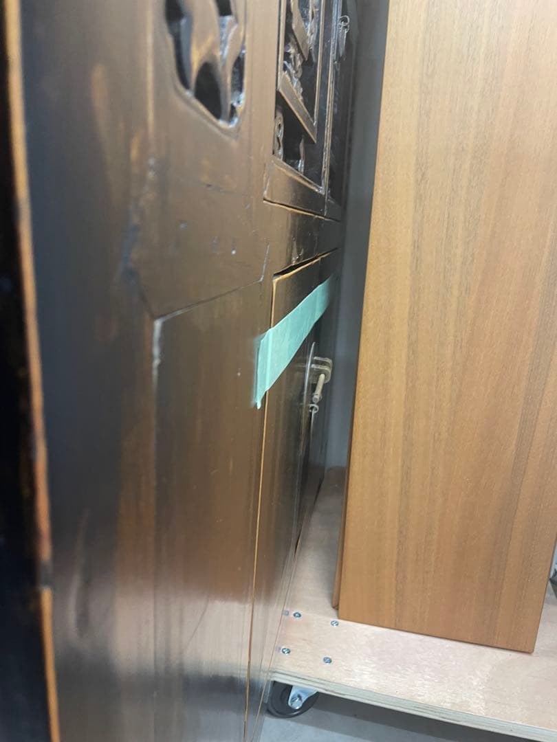 中国　香港家具　アンティークキャビネット