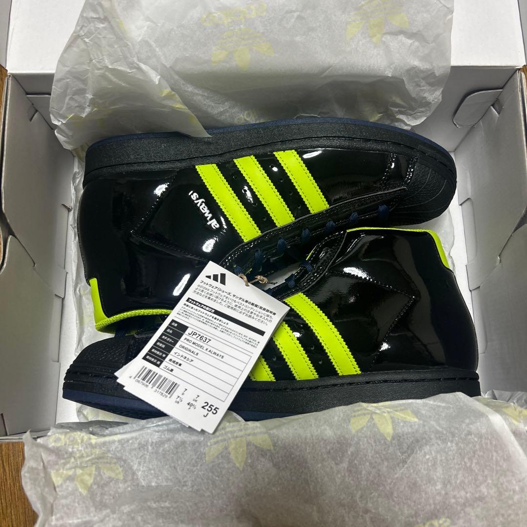 adidas x always プロモデル　25.5cm