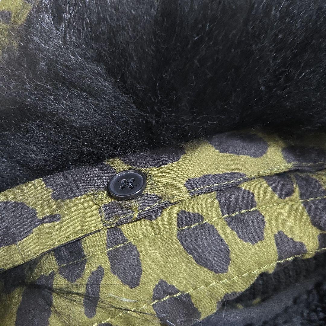 y2k スライ SLY ヒョウ柄 モッズコート リアルファー 平成ギャル N3B