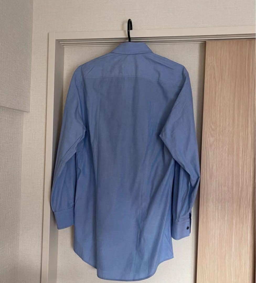 Gucci グッチライトブルー 長袖シャツ ボタンアップ