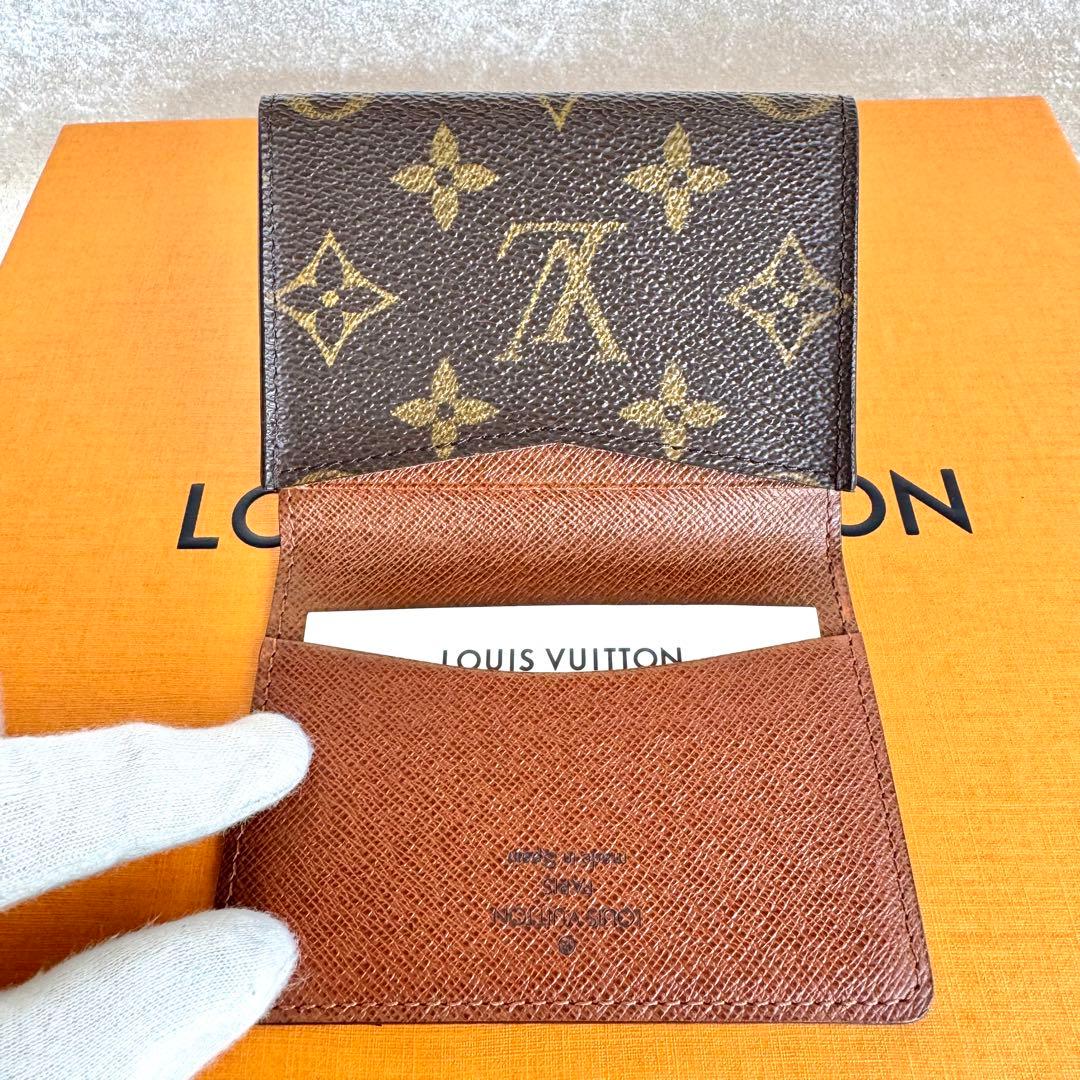 極美品✨LOUIS VUITTON ルイヴィトン モノグラム 名刺入れ カード