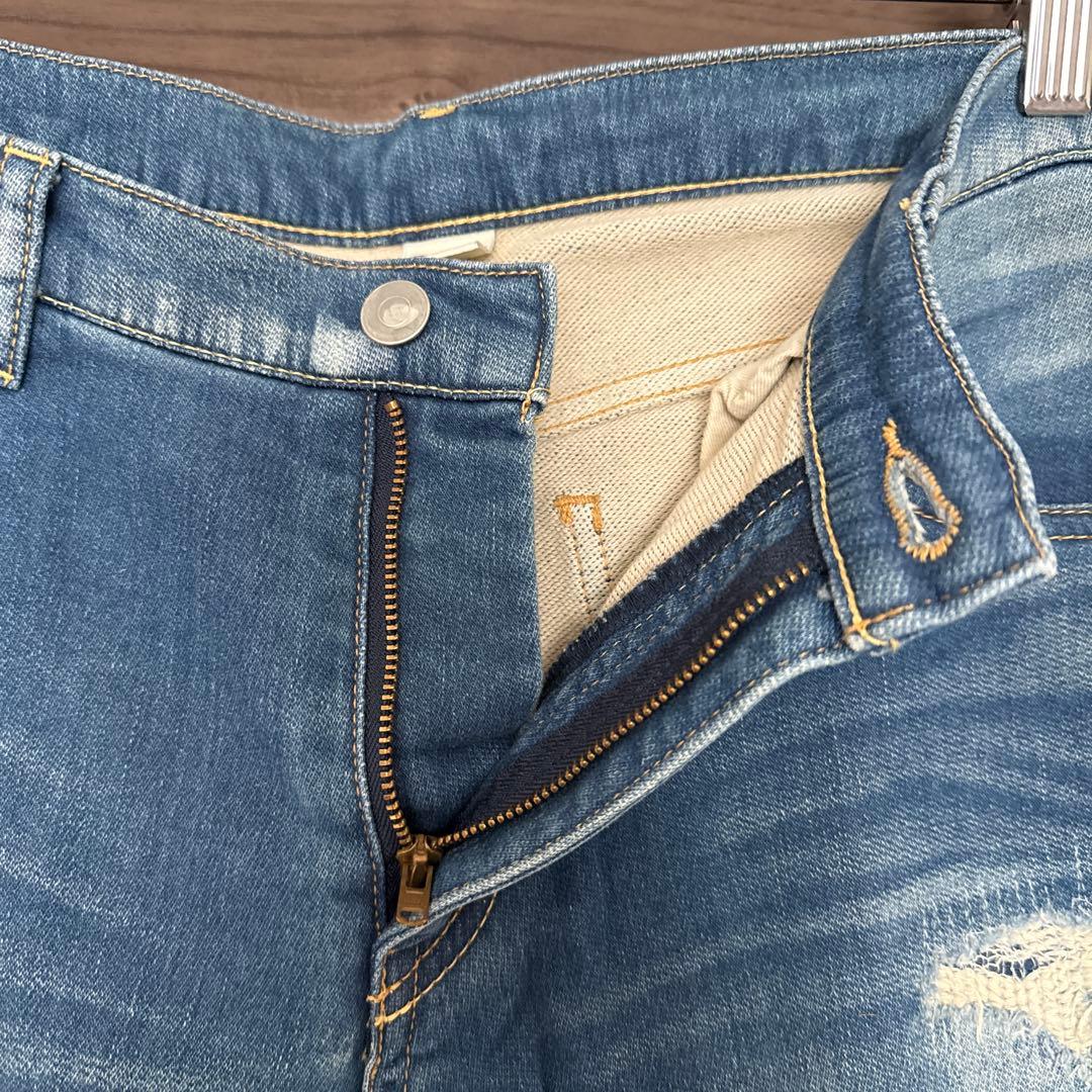 Ron Herman/ロンハーマン ニットデニムパンツ テーパード 美品