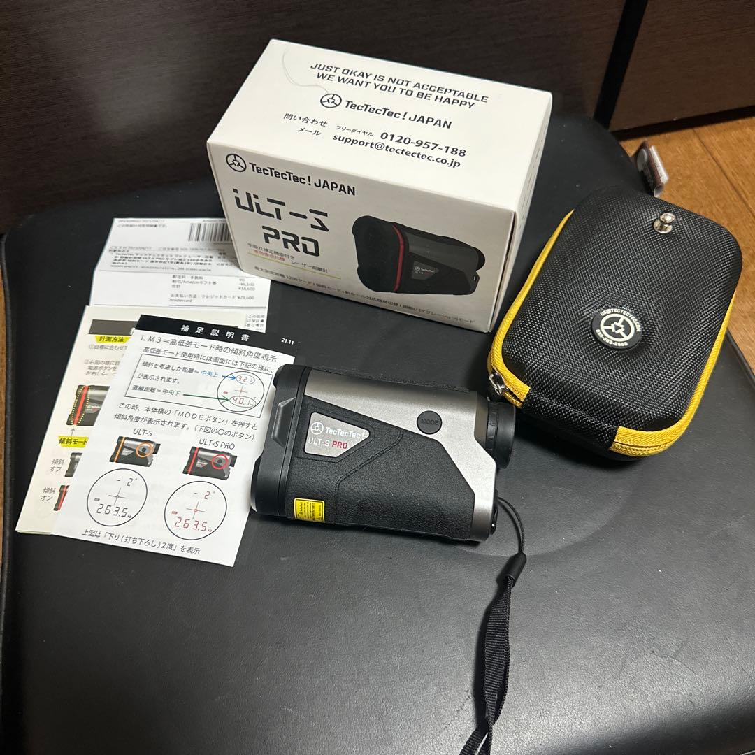 TecTecTec ULT-S PRO ゴルフ用距離計