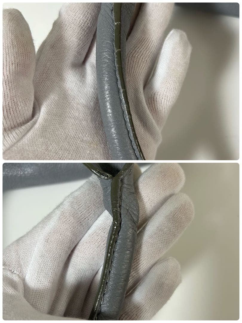 Chloe クロエ パディントン 2wayハンドバッグ 南京錠 ブルーグレー