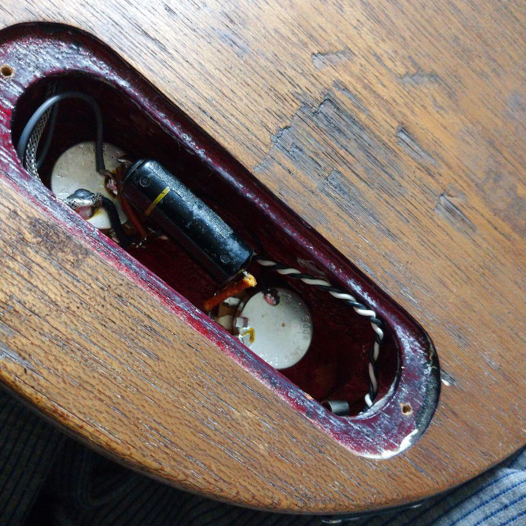 レスポール ジュニア改・ダンカン P90、ビンテージ コンデンサ Sprague