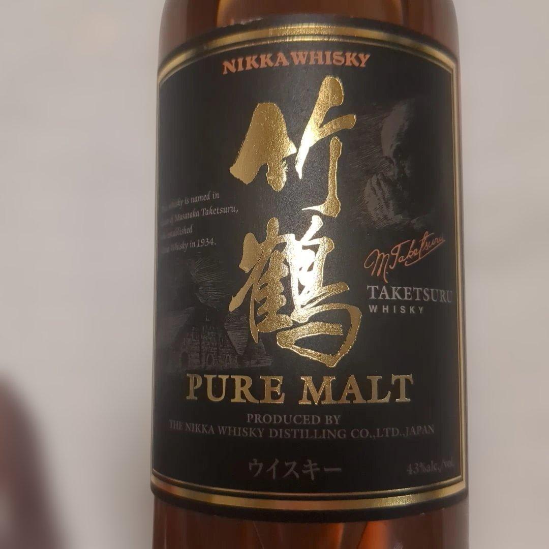 NIKKA 竹鶴 ピュアモルト 黒ラベル 500ml 43%