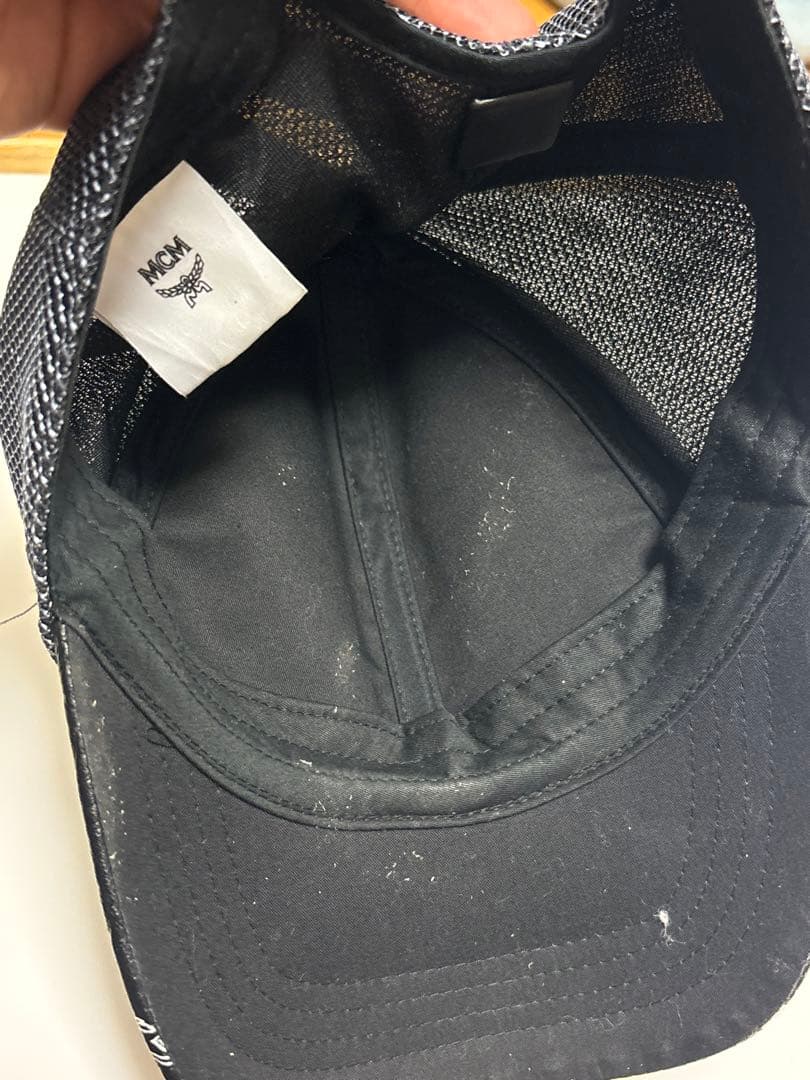 MCM ロゴキャップ ブラック