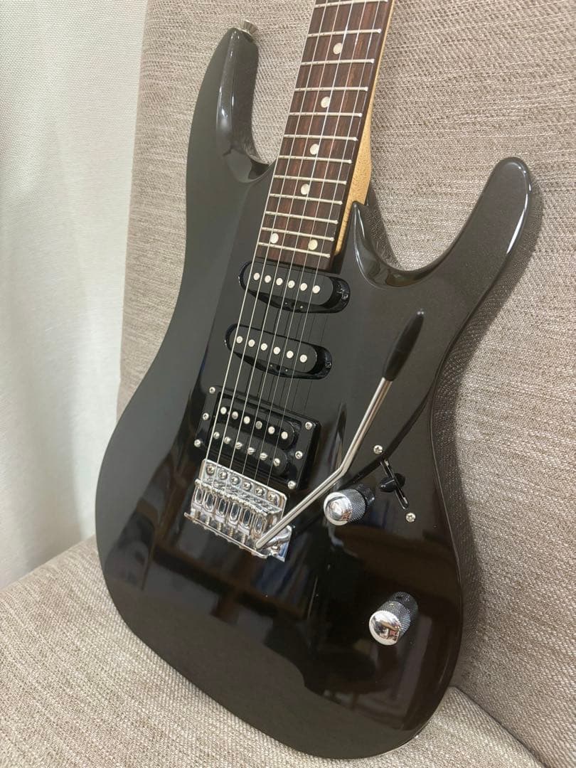 【送料無料】アリアプロ2 ブラック エレキギター