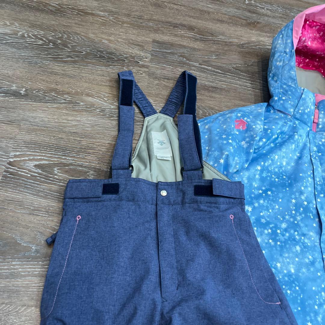 DESCENTE デサント　美品　　セットアップ　上下　スキーウェア　女の子