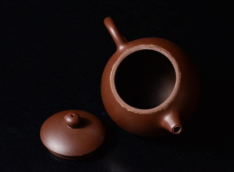 中国　紫砂　朱泥　急須　茶壷　在銘　M　R5365E