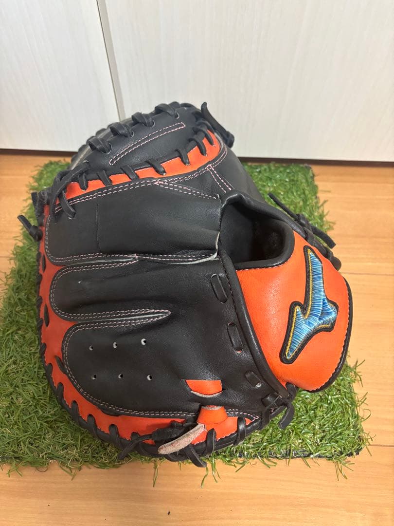 炭谷モデル　ミズノプロ ダイバーシティブルー　キャッチャーミット　オーダー