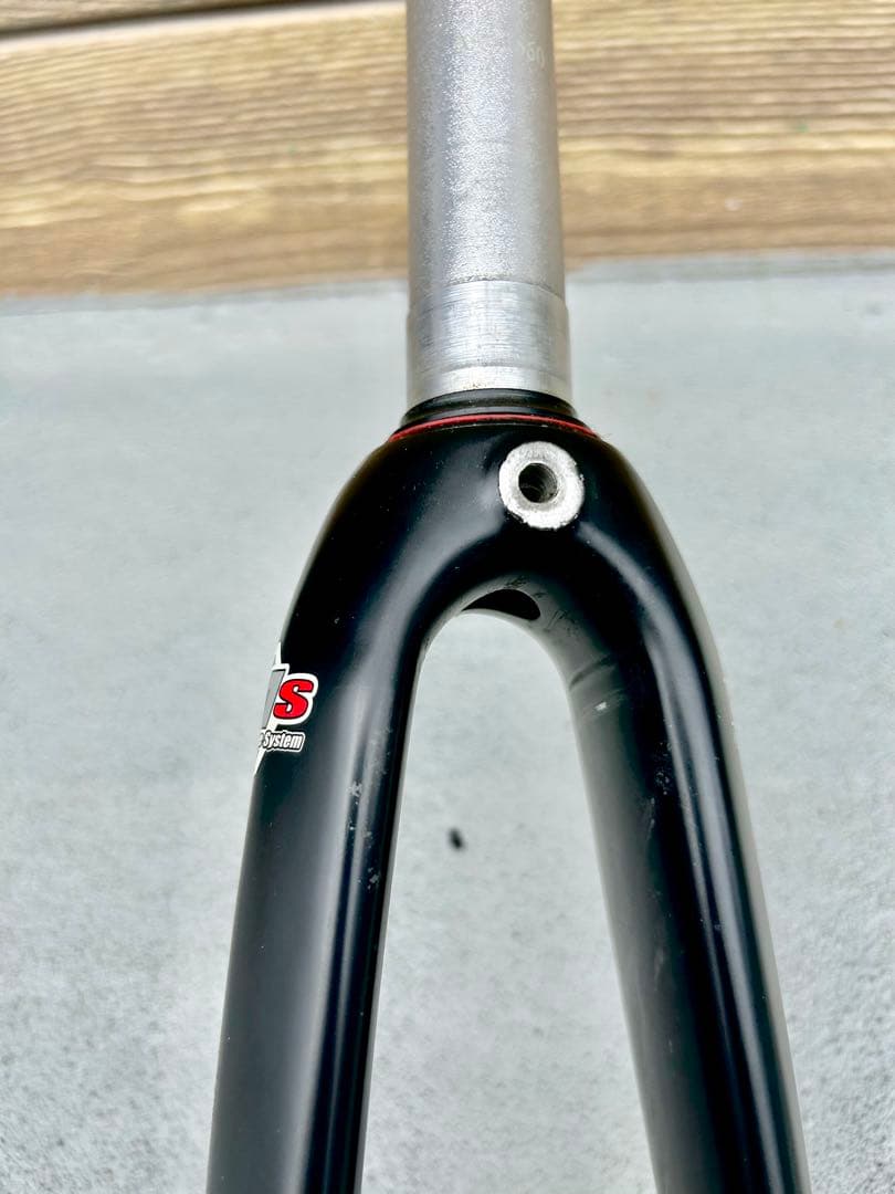 【WilierカーボンCarbonフロントフォーク】RITCHEYヘッドパーツ付