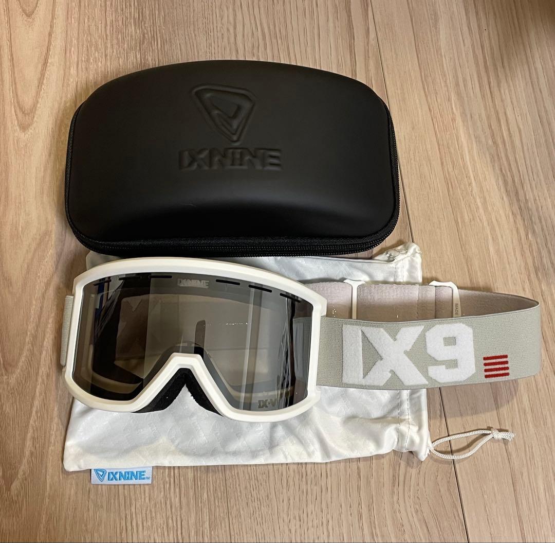 IXNINE スノーボードゴーグル ホワイト