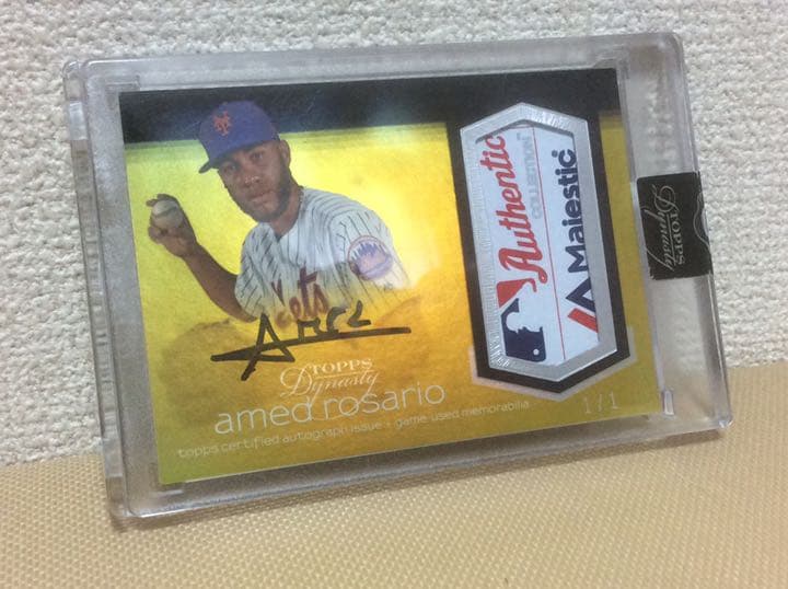 Amed Rosario 2018年ルーキー直書き直筆サインカード1/1