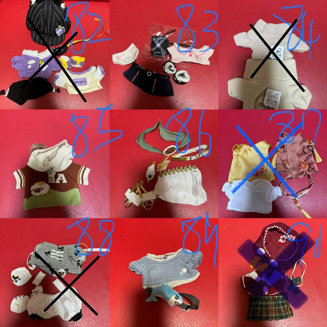 無属性ぬいぐるみ服　20cm 62セット