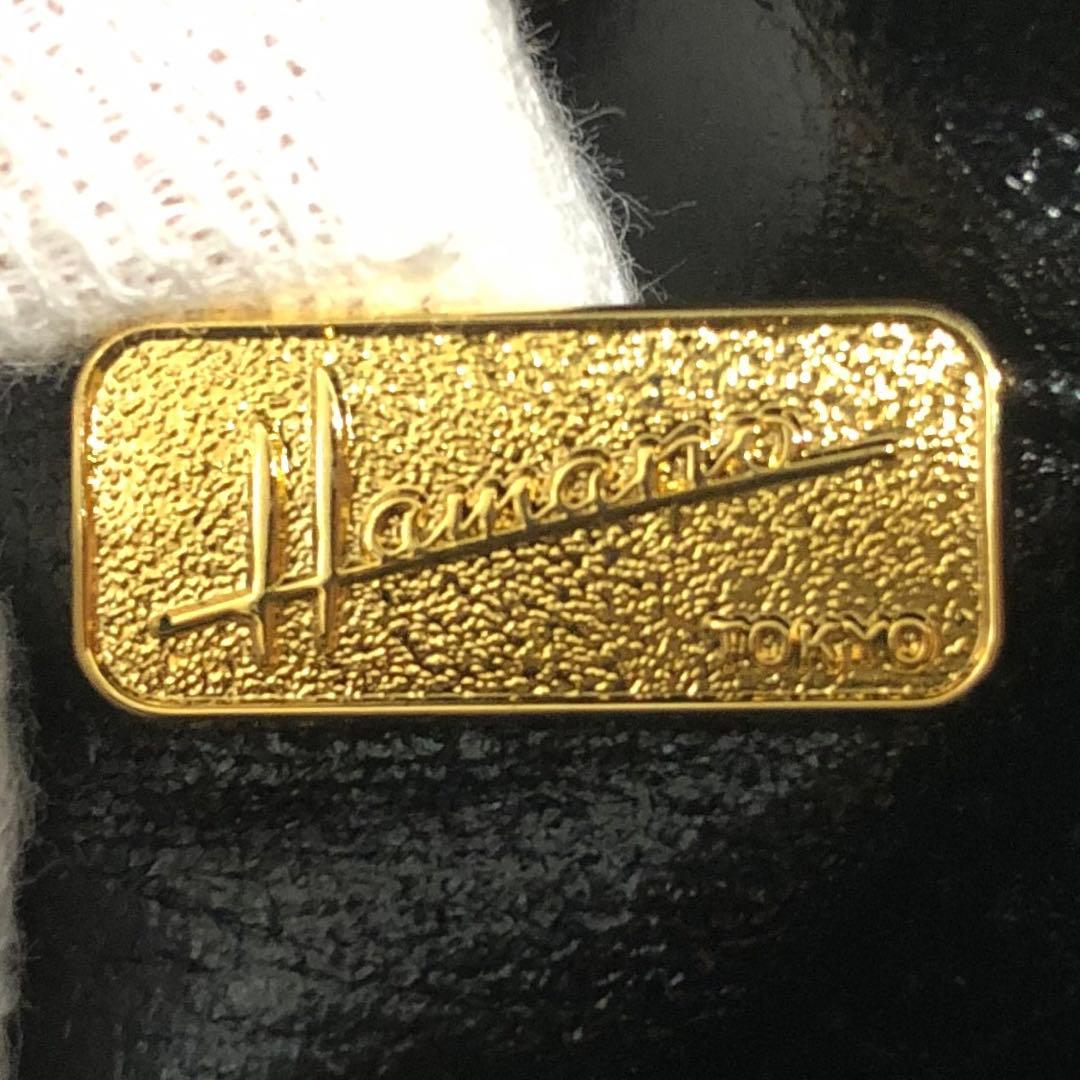 新品同様✨ハマノ ロイヤルモデルハンドバッグ フォーマル　皇室御用達 ブラック