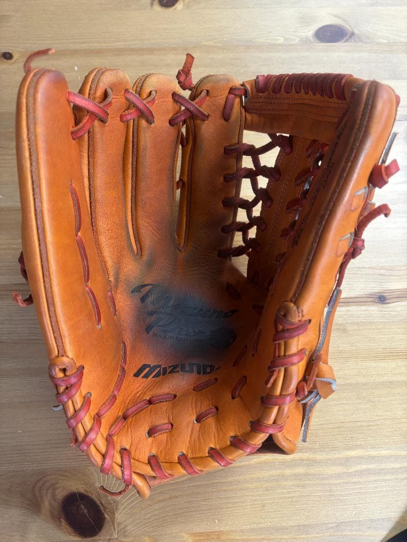 【レア・当時物美品】ミズノプロ 硬式用グラブ　外野　左投げ（ビッグM）
